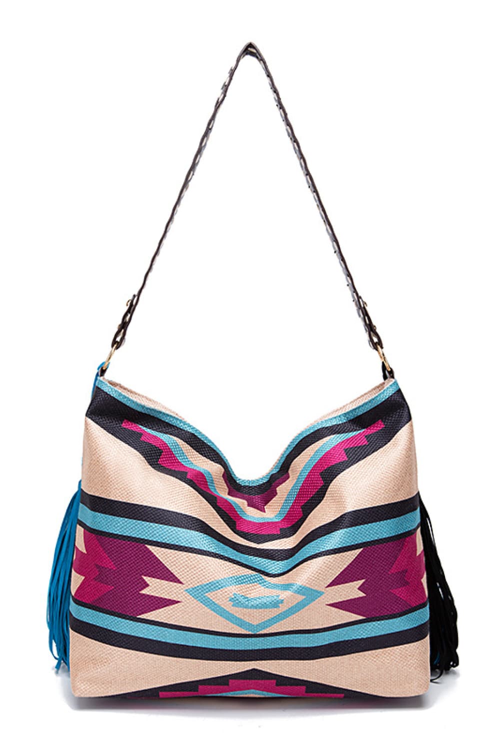 Geometric Canvas Tote Bag - Exklusive Damenmode & Kleidung Kollektion | Redblad Deutschland
