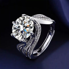 5 Carat Moissanite 925 Sterling Silver Ring