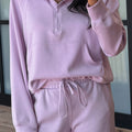 Jet Stream Demi-fermeture éclair avec manche à capuche Pantalon actif 2 pièces - Foto 6