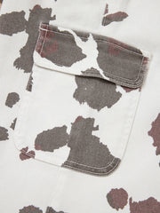 Brown Cow Spots Printed Multi Pocketed Jeans - Damesmode Afbeelding 6 - Miniatuur
