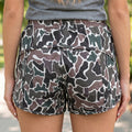Multicolour Camouflage Print Athletic Lined Shorts - Foto 2
