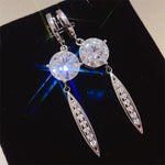 10 Carat Moissanite 925 Sterling Silver Earrings | Redblad 18K Solid Gold & Certified Diamond Earrings
