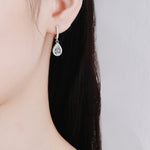 Moissanite Teardrop Earrings | Redblad 18K Solid Gold & Certified Diamond Earrings