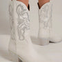 Beast Fashion Rhinestone Detail Point Toe Boots