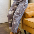 Gray Wild West Riding Vintage Printed Shift Jeans - Foto 5