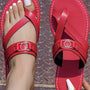 Toe Loop Flats Sandals