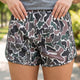 Multicolour Camouflage Print Athletic Lined Shorts