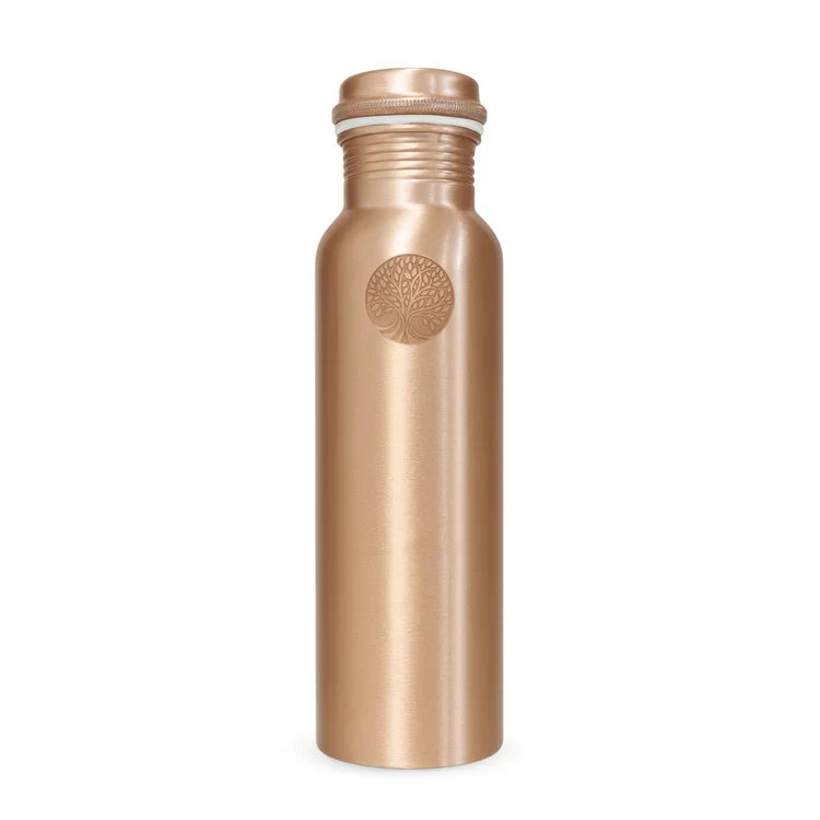 Gladde koperen drinkfles 950 ml, tweede foto