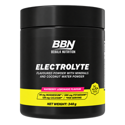 Elektrolyten poeder, BeBulk Nutrition, 240 g pot