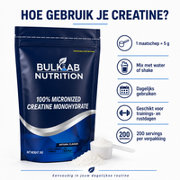 100% Creatine Monohydraat Micronized - BulkLab Nutrition thumbnail