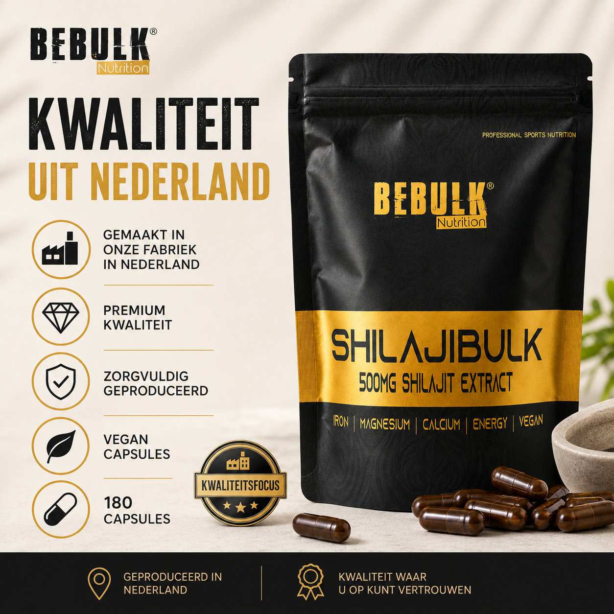 ShilajiBulk - Shilajit - Vegan - BeBulk Nutrition