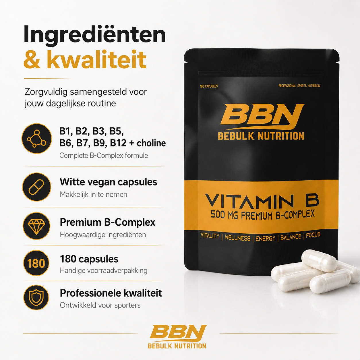 Vitamin B-Complex – BeBulk Nutrition