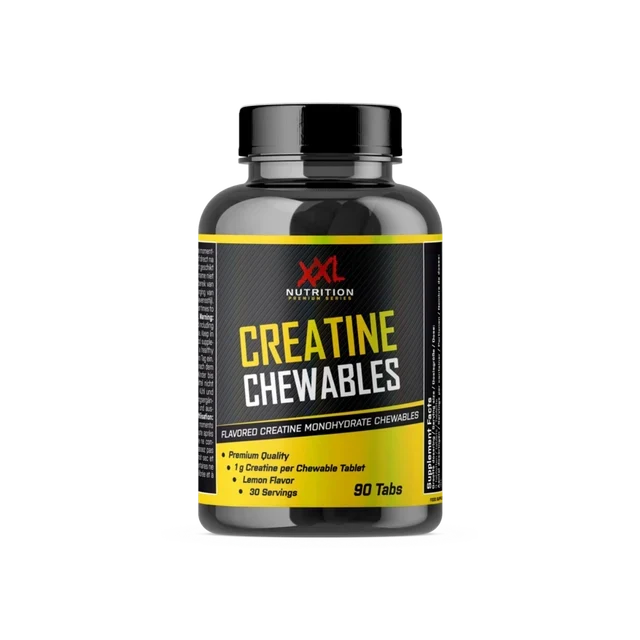 Creatine Monohydraat - 1000 mg - 90 kauwtabletten - XXL Nutrition