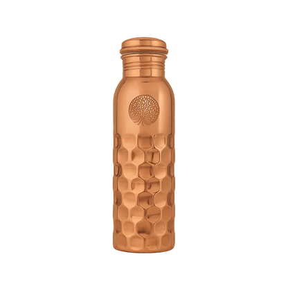 Koperen Drinkfles 950 ml - Diamonds