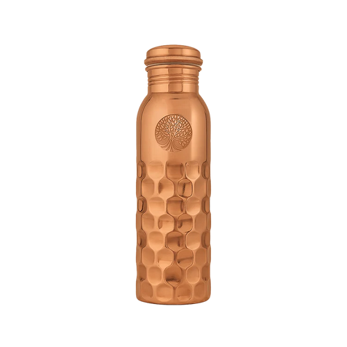 Koperen Drinkfles 950 ml - Diamonds