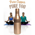 LEATHERVINES 100% Zuiver Koperen Waterfles Handgemaakt 2 Liter Ayurvedisch Koperen Vat Lekvrij Gehamerd Fles voor Sportschool Kantoor &ndash; Detail 5 | RedBlad