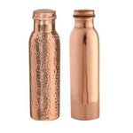 Export Quality Pure Copper Hammered Water Bottle Lid Customizable Yoga Ayurveda Health Benefits Boiling Water Applicable Unisex &ndash; Detail 7 | RedBlad