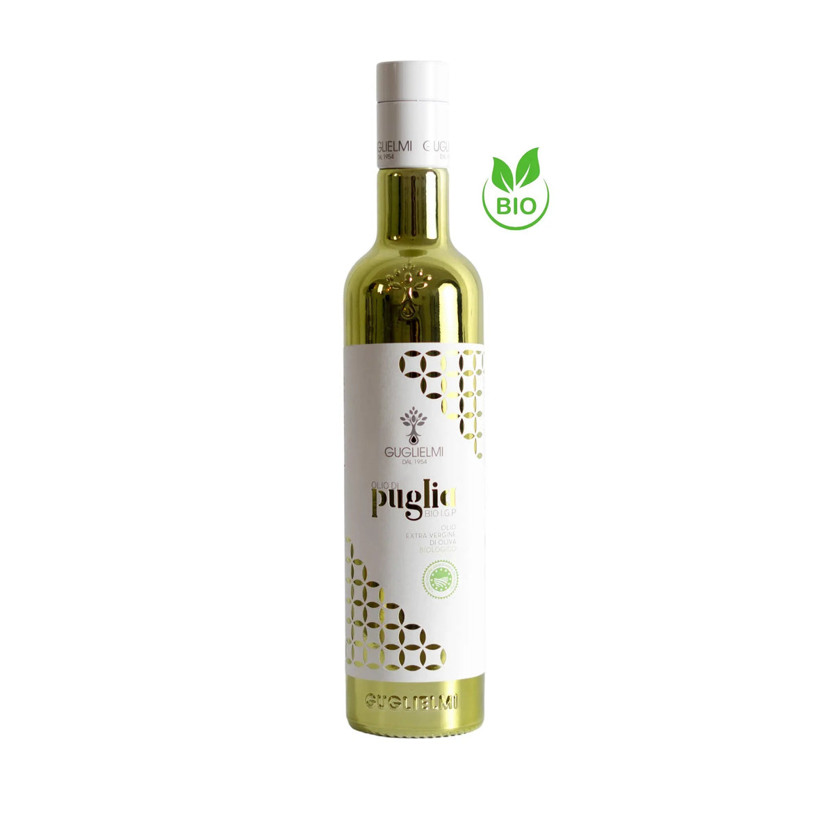 Fles Guglielmi Puglia Bio IGP extra vergine olijfolie