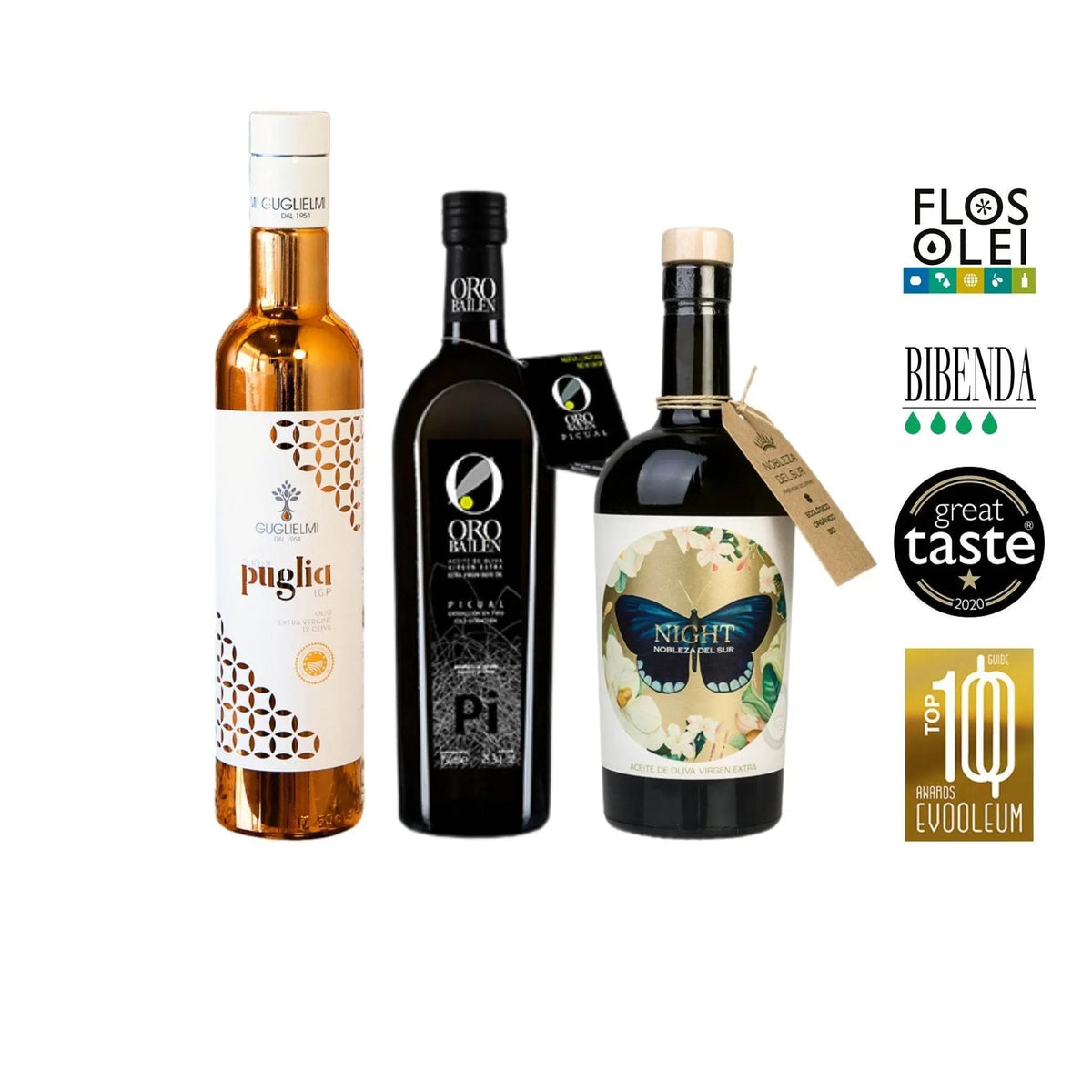 Beste olijfolie set 2025, drie extra vierge olijfoliën