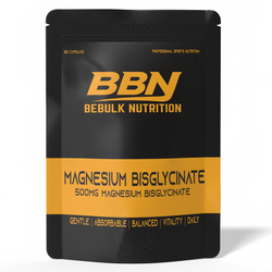 Magnesiumbisglycinaat capsules van BeBulk Nutrition, 30 tot 180 capsules