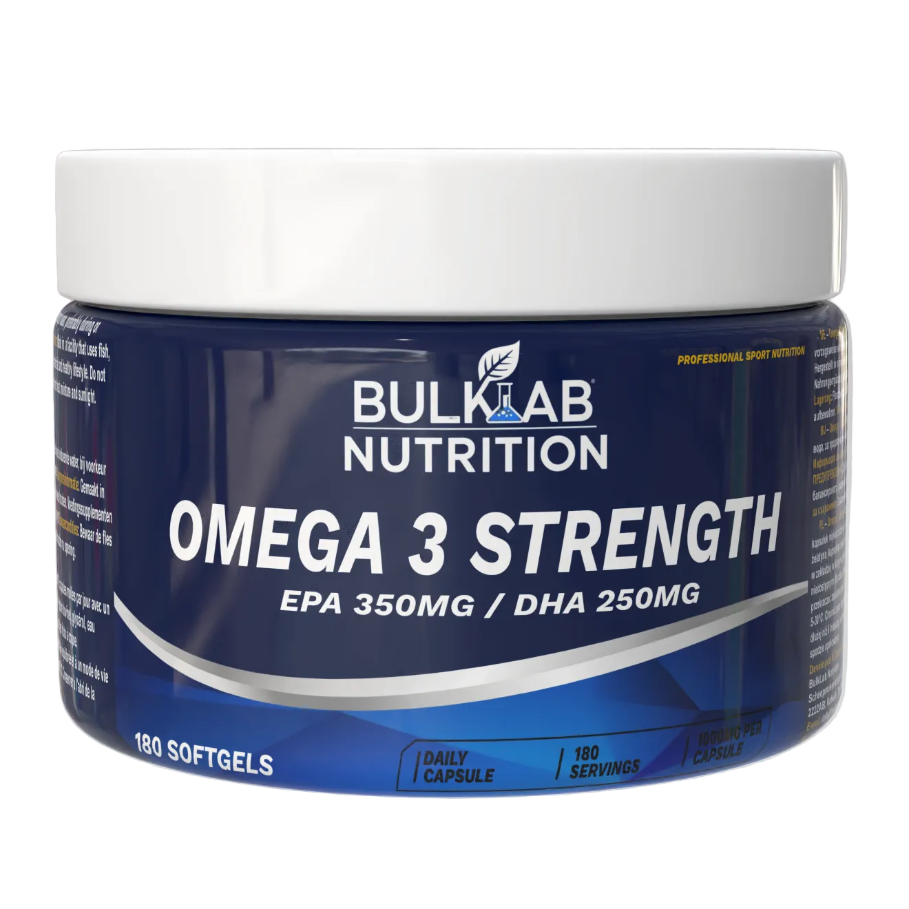 Omega 3 Strength EPA 350mg / DHA 250mg – BulkLab Nutrition