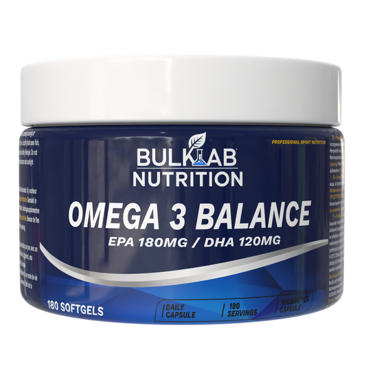 Omega 3 Balance EPA 180mg / DHA 120mg – BulkLab Nutrition