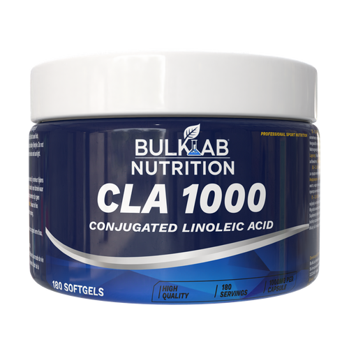 CLA 1000 softgels, BulkLab Nutrition, 180 softgels pot