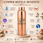 Hand Crafted  Pure Copper Water Bottle Drinkware and Storage Purpose at Best Price From Supplier Copper Bottles High Quality &ndash; Detail 9 | RedBlad