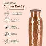 Wholesale Handmade Kitchen Daily Use Pure Copper Water Bottle for Ayurveda Health Benefit Joint Free Leak Proof Bottles &ndash; Detail 2 | RedBlad