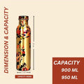 Wholesale Handmade Kitchen Daily Use Pure Copper Water Bottle for Ayurveda Health Benefit Joint Free Leak Proof Bottles