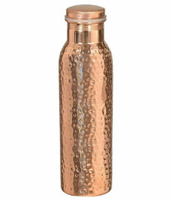 Wholesale Handmade Kitchen Daily Use Pure Copper Water Bottle for Ayurveda Health Benefit Joint Free Leak Proof Bottles
