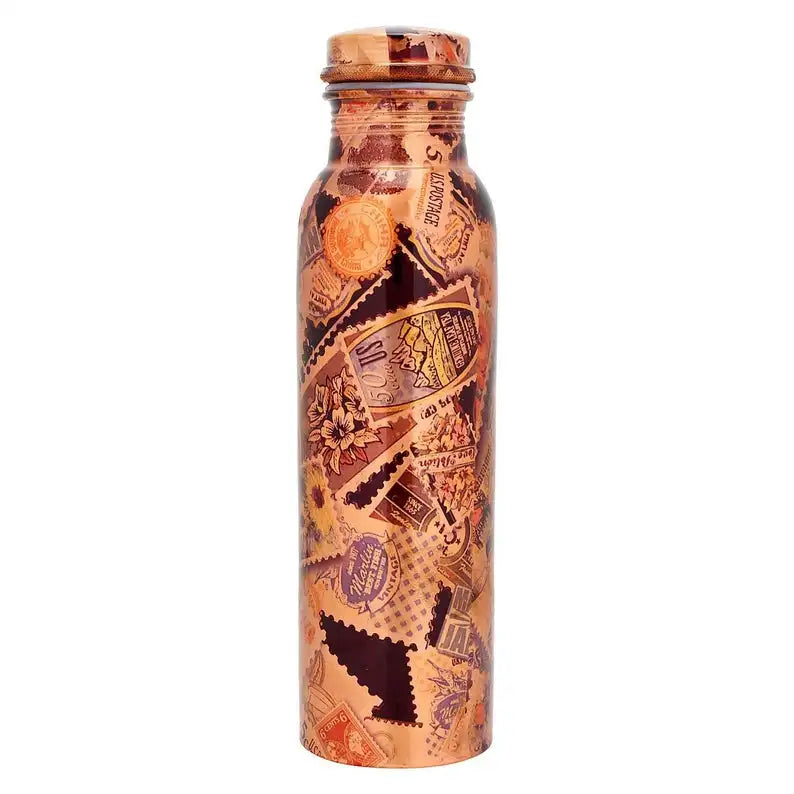 Koperen drinkfles 800 ml Love-print, foto 3