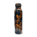 Copper Bottle Pure Engraved & Antique Design No Joint 100% Pure Copper Bottle Copper Bottles for Water 800 ml &ndash; Detail 6 | RedBlad