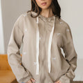 Goat Contrast Bow bestickte Reißverschlussjacke Hoodie - Foto 6