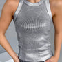 Ribbed Racerback Tank Top