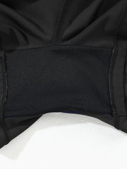 Svarta vida badshorts med fickband – Dammode Bild 8 - Miniatuur