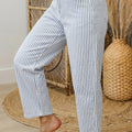 Jeans décontractés à rayures kaki - Foto 6