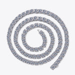 Moissanite Rhodium-Plated Necklace | Redblad 18K Solid Gold & Certified Diamond Necklaces