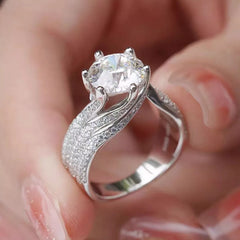 5 Carat Moissanite 925 Sterling Silver Ring