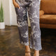 Grijs Wild West Riding Vintage Printed Shift Jeans