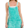 Zenana Woven Double Gauze Acid Washed Romper