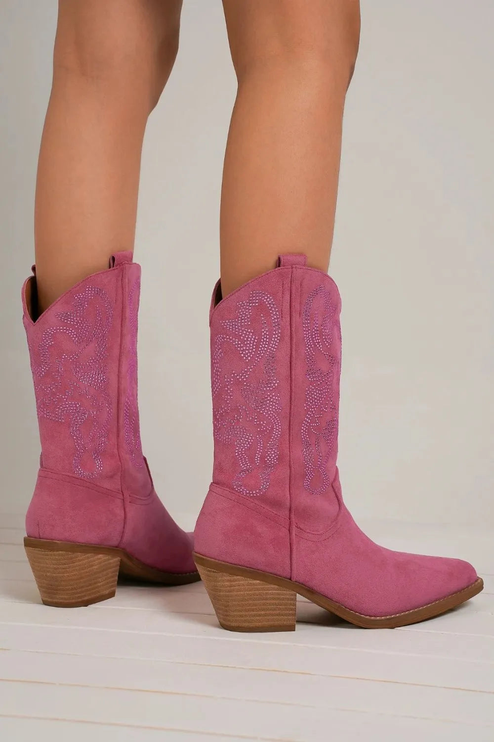 Beast Fashion Rhinestone Detail Point Toe Boots - Exklusive Damenmode & Kleidung Kollektion | Redblad Deutschland