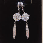 10 Carat Moissanite 925 Sterling Silver Earrings | Redblad 18K Solid Gold & Certified Diamond Earrings