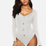 Button Detail Bodysuit