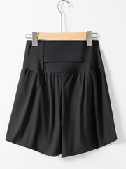 Svarta vida badshorts med fickor – Dammode Bild 6 - Miniatuur