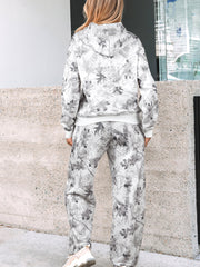Light Grey Light Woodland Camo Classic Hoodie and Sweatpants Set - Miniatuur