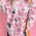 Mehrfarbiger Tarnmuster – Howdy Western Style Baggy Pullover-Pullover - Foto 4
