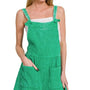 Zenana Woven Double Gauze Acid Washed Romper