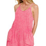 Zenana Acid Crinkle Washed Spaghetti Strap Romper