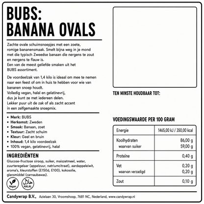 BUBS: Banana Ovals